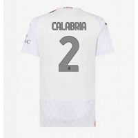 Ženski Nogometni dresi AC Milan Davide Calabria #2 Gostujoči 2023-24 Kratek Rokav